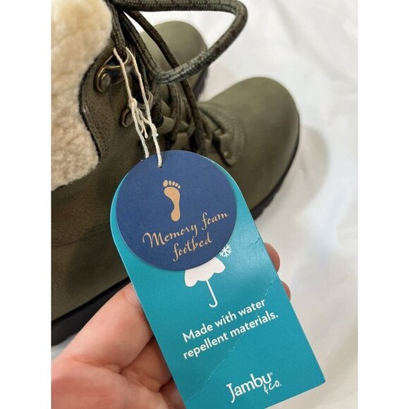 JBU Women’s RedRock W.P Fashion Boot Olive  size 9 new - Picture 10 of 15